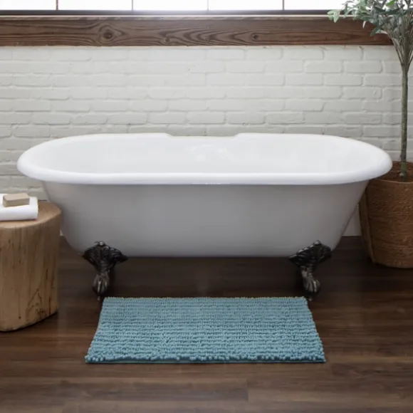 Kirkland's Home Bathroom Rugs-Glacier Lofty Pile Chenille Bath Mat, 24 In.