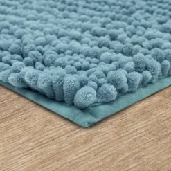 Kirkland's Home Bathroom Rugs-Glacier Lofty Pile Chenille Bath Mat, 34 In.