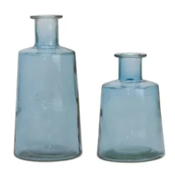 Kirkland's Home Vases-Glass Bottle Vases, Set Of 2