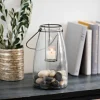 Kirkland's Home Lanterns-Glass Lantern With Metal Insert