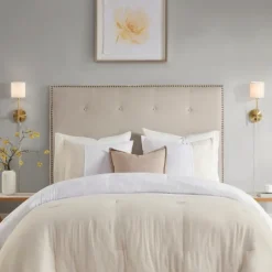 Kirkland's Home Sconces-Gold Metal & White Shade Wall Sconces, Set Of 2