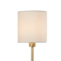 Kirkland's Home Sconces-Gold Metal & White Shade Wall Sconces, Set Of 2