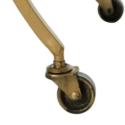 Kirkland's Home Kitchen Islands & Bar Carts-Gold Metal Circular Bar Cart