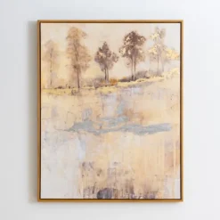 Kirkland's Home Canvas Art-Gold Natural Treescape Canvas Art Print