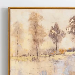 Kirkland's Home Canvas Art-Gold Natural Treescape Canvas Art Print