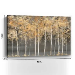 Kirkland's Home Canvas Art-Golden Forest Light Giclee Canvas Art Print