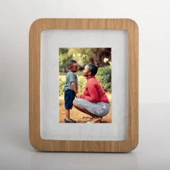 Kirkland's Home Picture Frames-Golden Oak Rounded Edge Picture Frame, 5X7