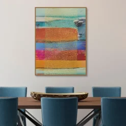 Kirkland's Home Canvas Art-Golden Rain Framed Canvas Art Print