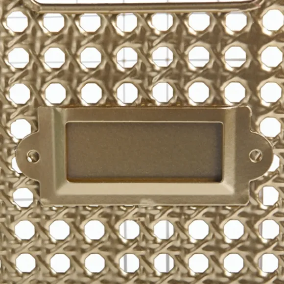 Kirkland's Home Decorative Accents-Golden Woven Metal File Folder, 17 In.