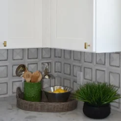 Kirkland's Home Arrangements & Greenery-Grass Arrangement In Black Ceramic Bowl