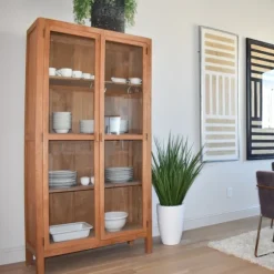 Kirkland's Home Arrangements & Greenery-Grass Arrangement In White Cement Pot