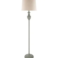 Kirkland's Home Floor Lamps-Gray Algood Metal Floor Lamp