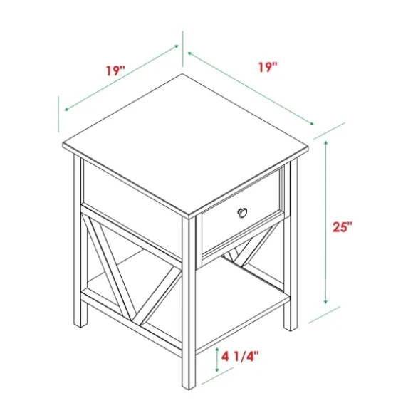 Kirkland's Home Accent & End Tables-Gray And Wash Reclaimed Wood Accent Table