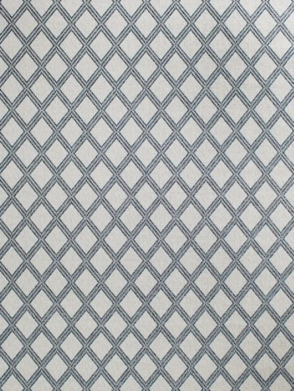 Kirkland's Home Outdoor Rugs-Gray Auckland Trellis Outdoor Area Rug, 6X9
