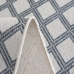 Kirkland's Home Outdoor Rugs-Gray Auckland Trellis Outdoor Area Rug, 6X9