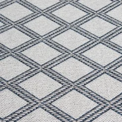 Kirkland's Home Outdoor Rugs-Gray Auckland Trellis Outdoor Area Rug, 5X7