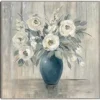 Kirkland's Home Canvas Art-Gray Barn Floral Framed Canvas Art Print