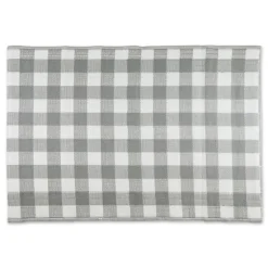 Kirkland's Home Outdoor Rugs-Gray Buffalo Check Outdoor Area Rug, 4X6