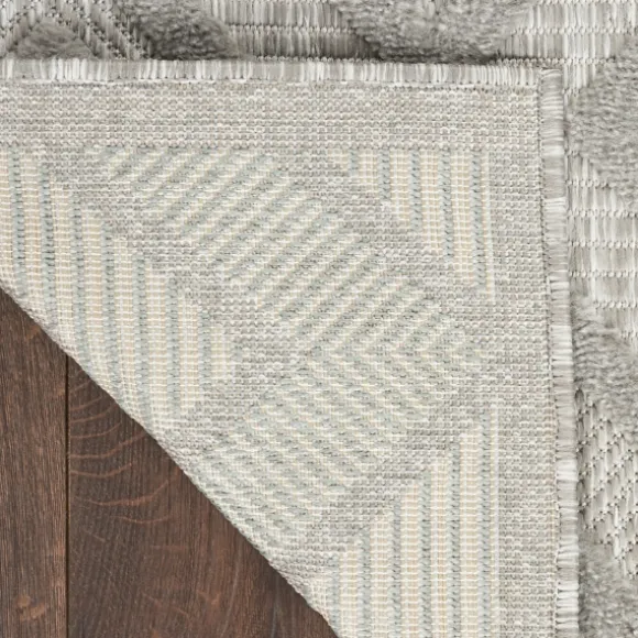 Kirkland's Home Outdoor Rugs-Gray Diamond Indoor/Outdoor Area Rug, 5X7