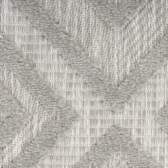 Kirkland's Home Outdoor Rugs-Gray Diamond Indoor/Outdoor Area Rug, 5X7