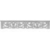 Kirkland's Home Shelves-Gray Floral Carved Wall Shelf