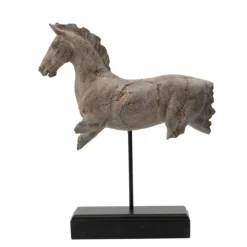 Kirkland's Home Statues & Figurines-Gray Legless Horse Statue