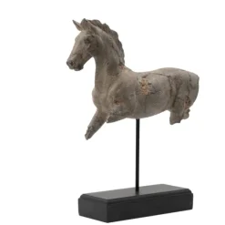Kirkland's Home Statues & Figurines-Gray Legless Horse Statue