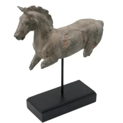 Kirkland's Home Statues & Figurines-Gray Legless Horse Statue
