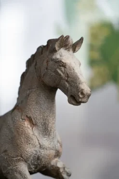 Kirkland's Home Statues & Figurines-Gray Legless Horse Statue