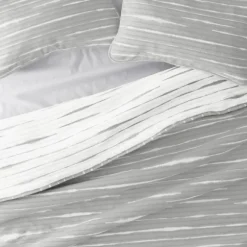 Kirkland's Home Quilts-Gray Linear Reversible 2-Pc. Twin Quilt Set