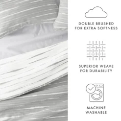 Kirkland's Home Quilts-Gray Linear Reversible 2-Pc. Twin Quilt Set