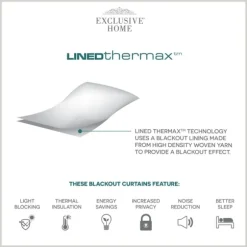 Kirkland's Home Curtains & Drapes-Gray Marl Blackout 2-Pc. Curtain Panel Set, 96 In.