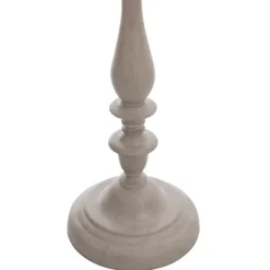 Kirkland's Home Floor Lamps-Gray Traditional Spindle Floor Lamp