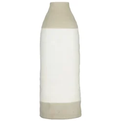 Kirkland's Home Vases-Gray Two Tone Stoneware Coastal Vase