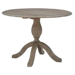 Kirkland's Home Dining Tables-Gray Wash Drop Leaf Dining Table