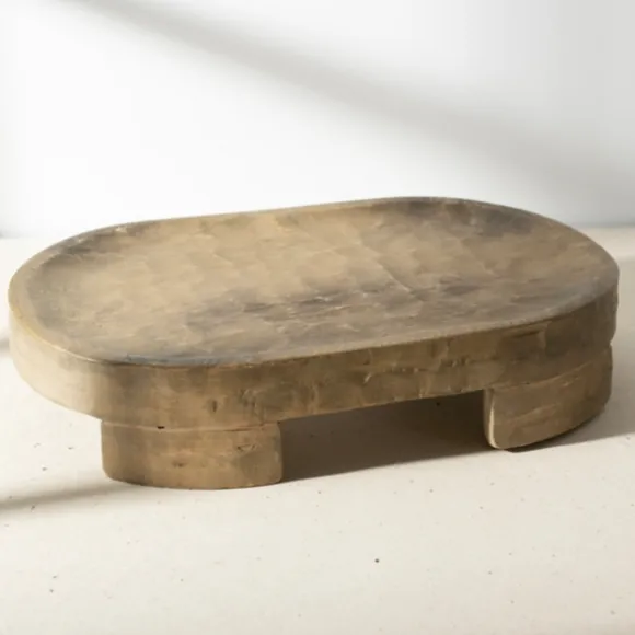 Kirkland's Home Decorative Accents-Gray Wash Mango Wood Riser