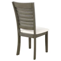 Kirkland's Home Dining Chairs-Gray Wilbur Cane Back Dining Chairs, Set Of 2