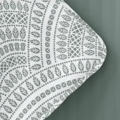 Kirkland's Home Quilts-Green Scalloped Reversible 2-Pc. Twin Quilt Set