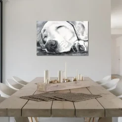 Kirkland's Home Canvas Art-Happy Dreams Dog Giclee Canvas Art Print, 40X26