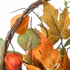 Kirkland's Home Arrangements & Greenery-Harvest Arrangement In Woven Wall Basket