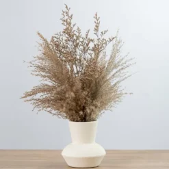 Kirkland's Home Arrangements & Greenery-Harvest Reed Grass Arrangement In White Vase