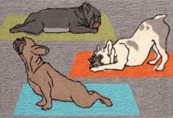 Kirkland's Home Doormats-Hatha Pups Outdoor Mat