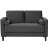 Kirkland's Home Sofas & Loveseats-Heather Chelsea Modern Loveseat