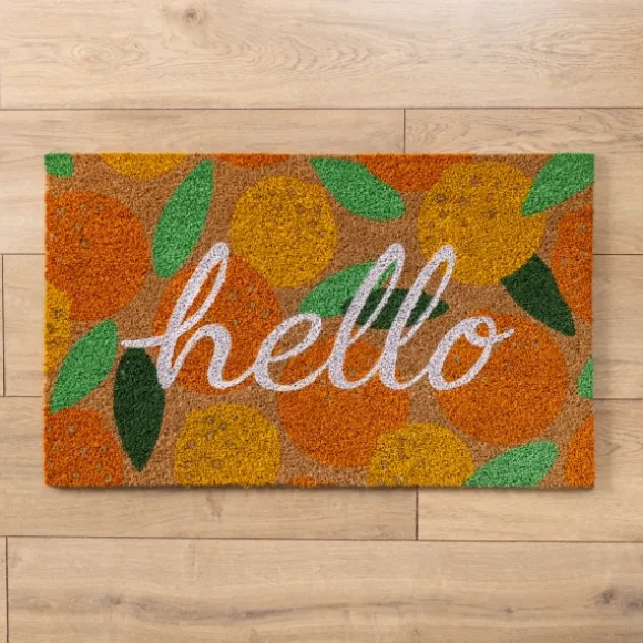 Kirkland's Home Doormats-Hello Citrus Doormat