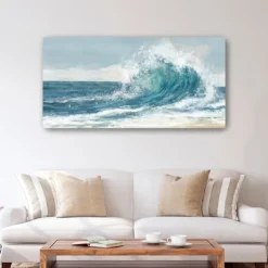 Kirkland's Home Canvas Art-High Waves Giclee Canvas Art Print