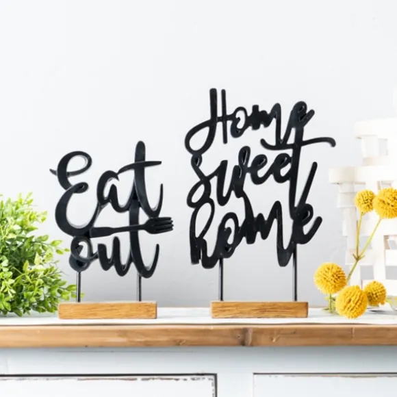 Kirkland's Home Statues & Figurines-Home Sweet Home Tabletop Sign