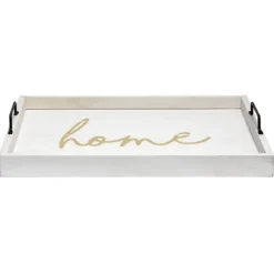 Kirkland's Home Decorative Trays-Home Wash Wood Tray