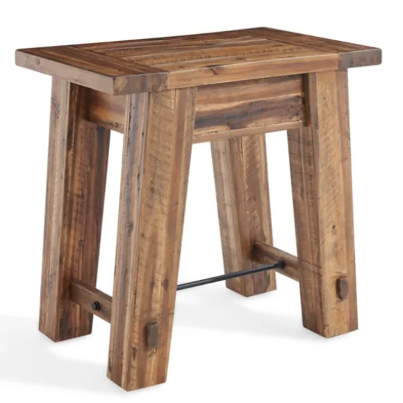 Kirkland's Home Accent & End Tables-Honey Acacia Rustic Accent Table