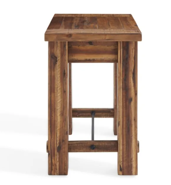 Kirkland's Home Accent & End Tables-Honey Acacia Rustic Accent Table