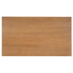 Kirkland's Home Dining Tables-Honey Brown Wood Double Pedestal Dining Table